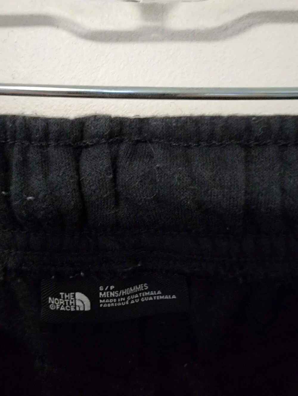 The North Face  Black Hoodie with Short Rainbow Logo